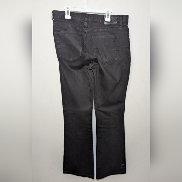 Lauren Ralph Lauren Black Boot Cut Jeans with Classic Style Women's Size 8 - Picture 4 of 4